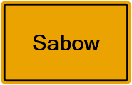 Grundbuchauszug Sabow