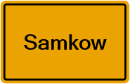 Grundbuchauszug Samkow