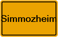 Grundbuchauszug Simmozheim