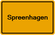 Grundbuchauszug Spreenhagen