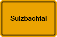 Grundbuchauszug Sulzbachtal