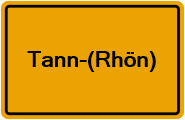 Grundbuchauszug Tann-(Rhön)