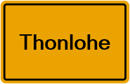 Grundbuchauszug Thonlohe