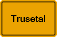 Grundbuchauszug Trusetal
