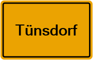 Grundbuchauszug Tünsdorf