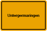 Grundbuchauszug Untergermaringen