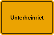 Grundbuchauszug Unterheinriet
