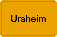 Grundbuchauszug Ursheim