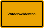 Grundbuchauszug Vorderweidenthal