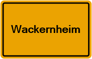 Grundbuchauszug Wackernheim