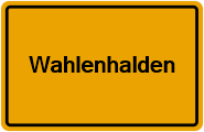 Grundbuchauszug Wahlenhalden