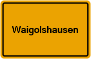 Grundbuchauszug Waigolshausen