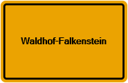 Grundbuchauszug Waldhof-Falkenstein