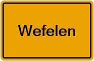 Grundbuchauszug Wefelen