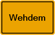 Grundbuchauszug Wehdem