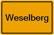 Grundbuchauszug Weselberg